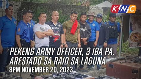 Laguna raid nets fake Army officer, cache of high.